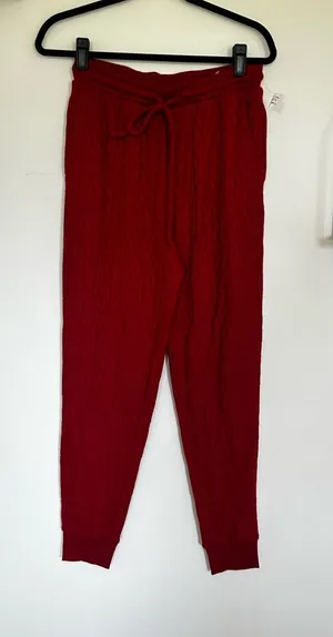 NWOT State of Day Red Pajama Pants Size Small‎ thumbnail 1