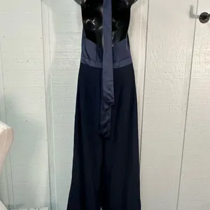 After Six Navy Pantsuit Size Small NWOT thumbnail 7
