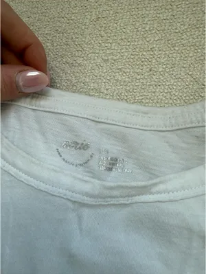 Aerie White Graphic T-Shirt  thumbnail 5