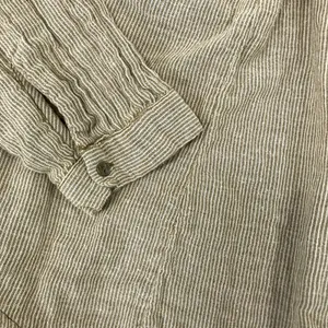 FREE PEOPLE V-Neck Blouse-Tunic Women M Olive Coastal Boho Cottage Western City thumbnail 8