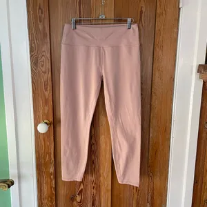 Varley Biona 7/8 Leggings Light Pink Yoga Pilates Barre Size L💛🎀 thumbnail 3