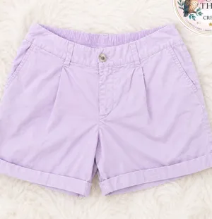 A New Day Purple lavender shorts women’s size Medium in excellent condition ~ Cottage Vibe thumbnail 1