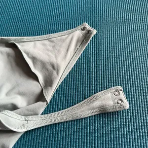 Abercrombie and Fitch Pastel Green Blue Bodysuit Medium thumbnail 6