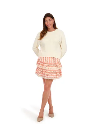 Bridgerton Tiered Mini Skirt Large‎ NWT thumbnail 3