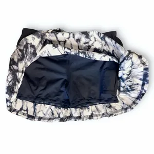 Lululemon Run Pace Setter Skirt Granite Black Mojave Tan Size 4 Tall thumbnail 10