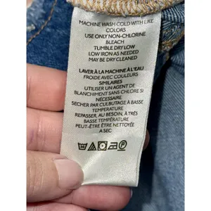 PILCRO Anthropologie Blue Denim Distressed Wide Leg Flare Jeans Womens Size 31 thumbnail 8