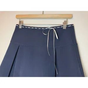 Pretty Garbage Navy Blue Women's Pleated Mini Skirt Sz S NEW thumbnail 2