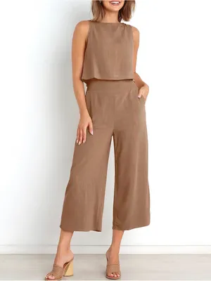 ANRABESS Women's Summer 2 Piece Outfit thumbnail 3