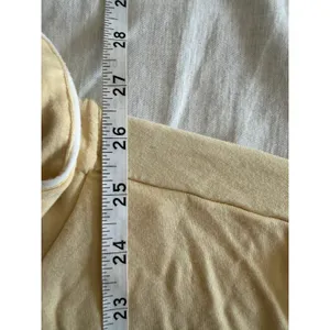 Eberjey Pajama Set Modal Womens S Yellow Gisele Long Sleeve Button Front Piping thumbnail 6