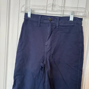 J. Crew Blue Slim‎ Wide Leg Pants Size 24 thumbnail 3