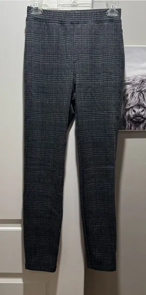 NWT Halara flex high waisted houndstooth skinny work pants thumbnail 1