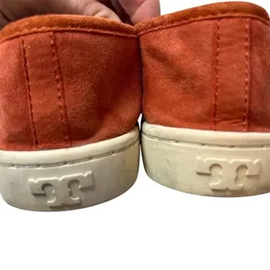 Tory Burch‎ Women's Suede Slip-On Sneakers Red Size 8 Casual Shoes thumbnail 6