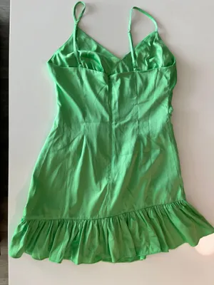 Green Majorelle Dress revolve  thumbnail 2