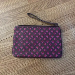 Vera Bradley Leather Plum Studs Tassel Wristlet thumbnail 2
