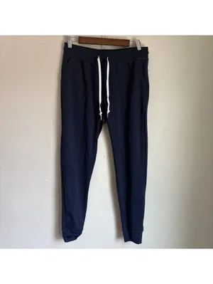 Zyia Active Navy Blue Cozy Joggers Drawstring Athleisure Lounge Pants Size M thumbnail 2