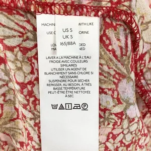 Free People Feeling Groovy Red Floral Boho Long Sleeve Maxi Dress NWT thumbnail 7