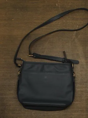 Rosetti Faux Leather Adjustable Crossbody Shoulder Purse Dark Blue One Size thumbnail 2