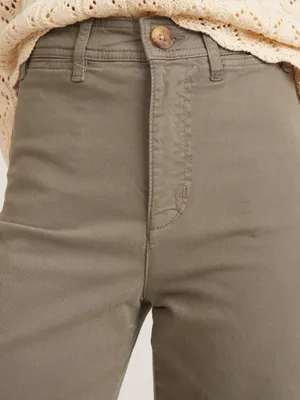 Marine‎ Layer olive Green Bridget Crop Pant Women’s Sz 4 thumbnail 3