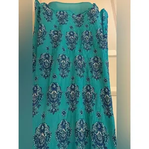 Vineyard Vines Teal Tube Top Maxi Dress Women's Sz 2 thumbnail 6