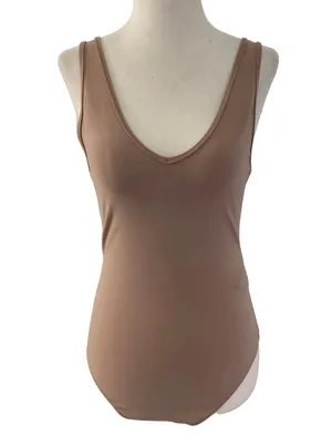 Abercrombie & Fitch Brown Bodysuit Soft Collection Women's Size Medium | 51-26 thumbnail 1