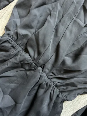superdown Black Long-Sleeve Surplice Romper thumbnail 3