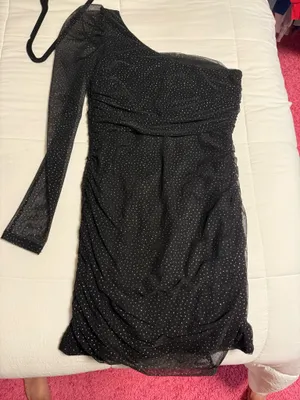 Black Off-The-Shoulder Lulus Dress thumbnail 2