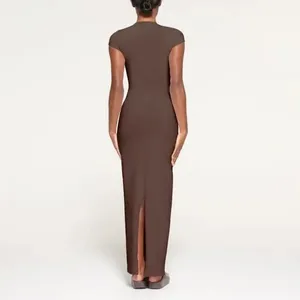 NWOT Skims New Vintage T-Shirt Maxi Dress in Cocoa thumbnail 3