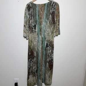 Bryn Walker Women Lilana Aquario Italian Maxi Dress Small Abstract Arsty‎ Lagen thumbnail 5
