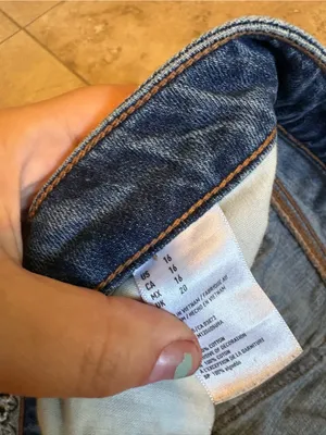 American Eagle Outfitters Blue Denim Distressed Floral Mini Skirt thumbnail 3