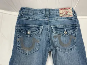 True Religion Denim Jeans Size 27- READ DESCRIPTION thumbnail 6