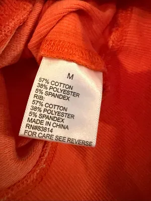 Sunnyside by Sundry orange crewneck pullover size M thumbnail 4