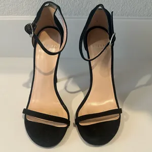 Stuart Weitzman The Nudist Black Goosebump Leather Strappy Sandals Size 6.5 thumbnail 6