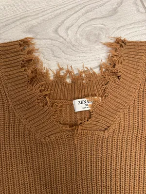 Bella Ella Boutique Brown Sweater thumbnail 3