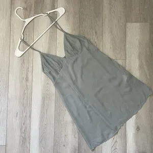 Farm Rio Dress modal slip liner mini womens Blue (xsmall) minimalist lightweight thumbnail 1