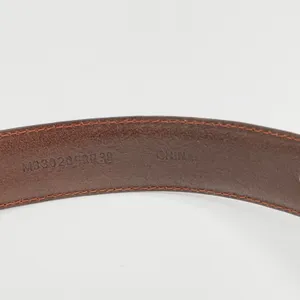 Fossil Size 38 Brown Croc Embossed Leather Concho Western Belt Equestrian Rodeo thumbnail 11