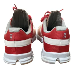 On Running Cloudflow Orange Rust White Sneakers Womens 9.5 Running‎ Shoes thumbnail 9