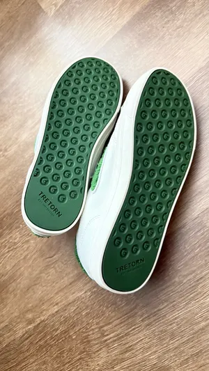 Tretorn Mixed Doubles White Green Leather Women’a Casual Sneakers Size 7 thumbnail 7