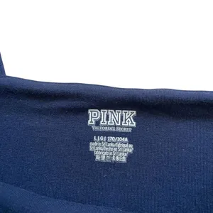 Victoria's Secret PINK Rib Square Neck Active Dress Navy Blue Women's Size Large thumbnail 6