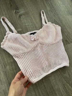 Beverly and Beck Kendra Rose Baby Pink Tank Top (S) thumbnail 6
