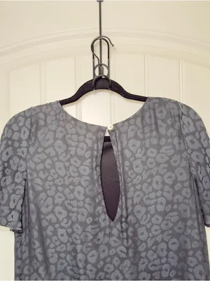 Show Me‎ Your Mumu XS Charcoal Leopard Print Mini Dress Whimsigoth Indie Sleaze thumbnail 6