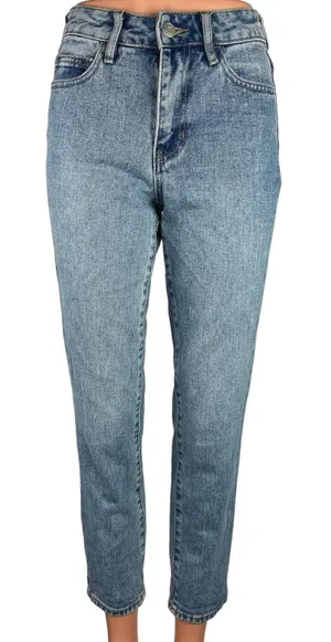 Pacsun Blue Cotton Stretch Light Wash High Rise Denim Skinny Jeans Size 24 thumbnail 1