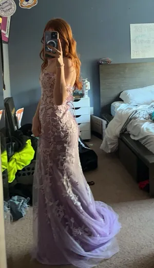 purple prom dress Size XS thumbnail 1