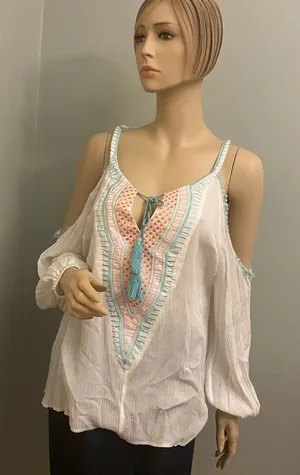 Freeway Apparel Bohemian style open shoulder and back blouse 6 for‎ $36 thumbnail 1