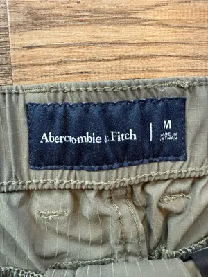 Abercrombie & Fitch Women’s Olive Track Joggers Size M thumbnail 2