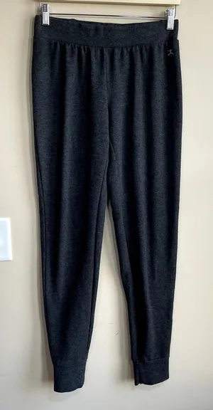 Danskin dark gray rayon jogger sweatpants‎ women's size S comfortable soft thumbnail 1