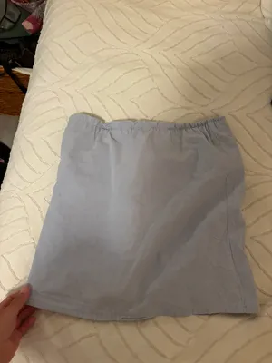 Light Blue Strapless Top Size XS thumbnail 3