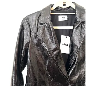 LNA CLOTHING Faux Leather‎ Jacket NWT Sz S thumbnail 3