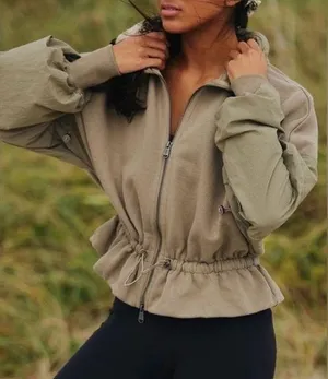 Free People Movement From The Top Zip Up Sweatshirt thumbnail 1