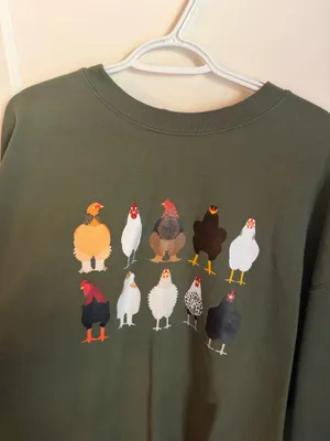 Etsy Sweatshirt Western Green Size XL thumbnail 2