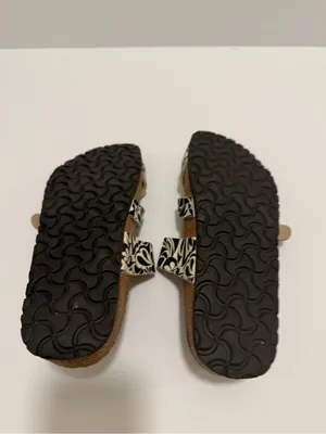 Birkenstock Salina Sandals Brown White Birkis Shoes Size 8 thumbnail 10